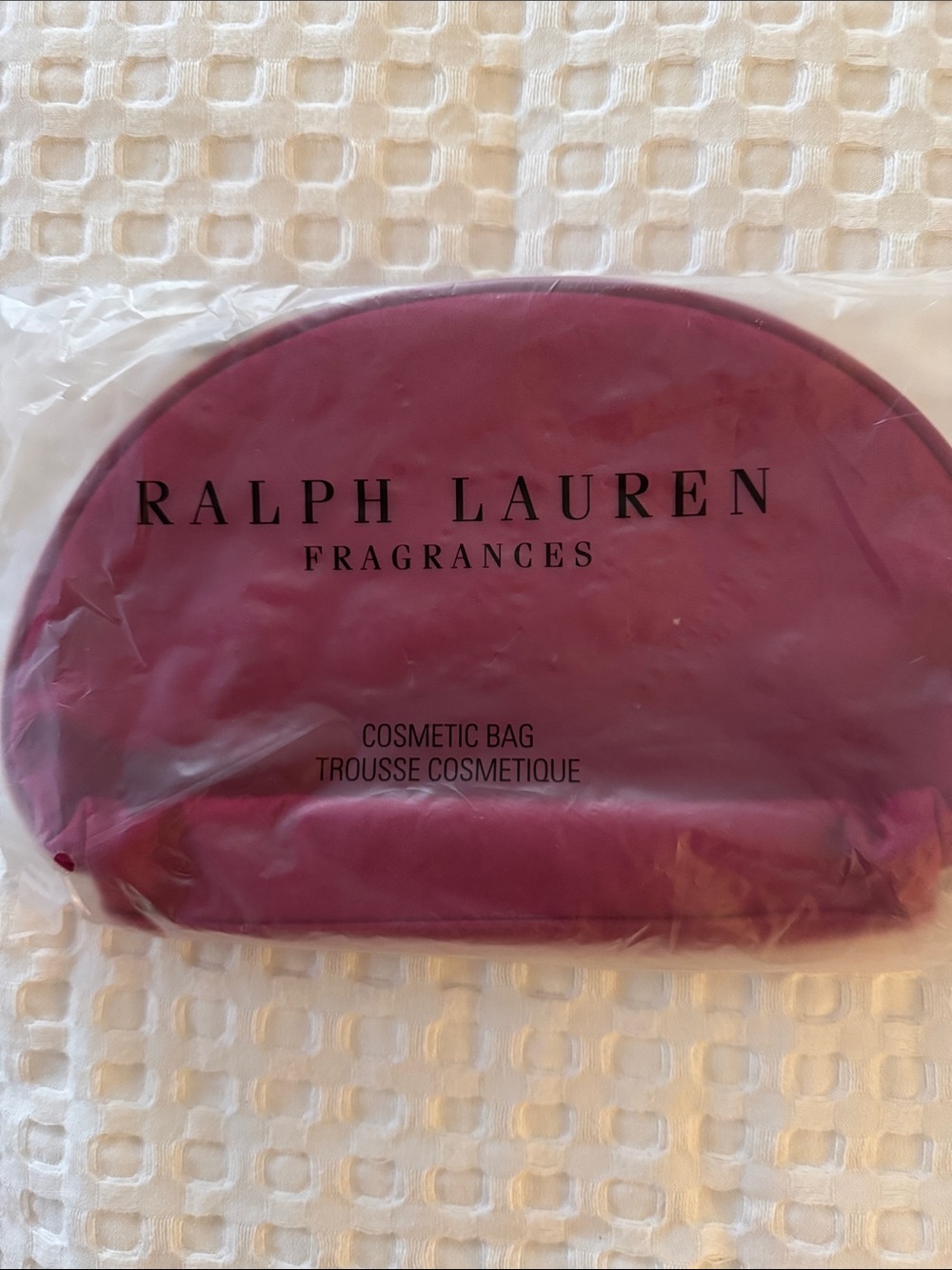 Ralph Lauren Fragrances Cosmetic Pouch in Berry Plum